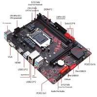 H311M-G motherboard komputer i5 9400F 4-tabung Xianglong 400 Tiongkok Selatan 16G 2666 memori RX580 8G motherboard komputer soket
