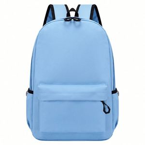 Nouveau Sac à Dos Simple Couleur Unie 2025 – Idéal pour l'École, les Loisirs et les Voyages – Vente en Gros - Product Image 4