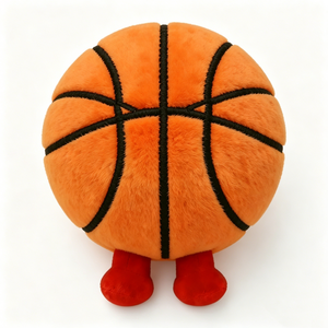 Custom Basketball Plush Keychain <b>Toy</b> Cute Cartoon Basketball Character Without Filling Mesh Lining - Product Image 5
