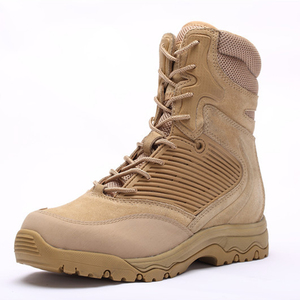 Botas Tácticas de Gamuza para Hombre DSF90, Calzado Transpirable para Senderismo, Entrenamiento y Servicio al Aire Libre para Todas las Estaciones - Product Image 1