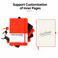 Carnet de notes personnalisé pour achats en gros d'entreprise, couleur unie, avec sangle, format A5, pour voyages d'affaires, fabrication en usine