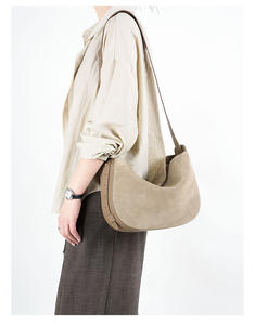 Nouveauté 2026 : Sacs à bandoulière et sacs à main en cuir véritable vintage pour femme, sac boulette grande capacité, sac sous le bras pour femme - Product Image 6