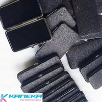 Pince à cils professionnelle Kaneka Enterprises KE-541225 Sky White haute précision pour volume, pointe en L, en acier inoxydable