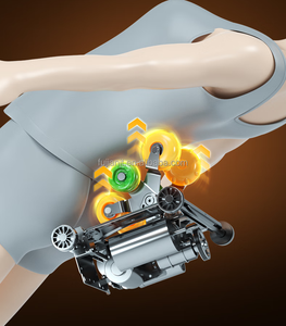 Luxus eiförmige 3D SL Track Ganzkörper Schwerelosigkeit ABS PU Leder Massage stuhl mit musikalischer Funktion Body Scan - Product Image 3