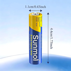 Pilas Alcalinas AA de 1.5V, Pilas Duraderas para Dispositivos del Hogar y de Oficina, Super Larga Vida Útil, Pilas Triple AAA - Product Image 5