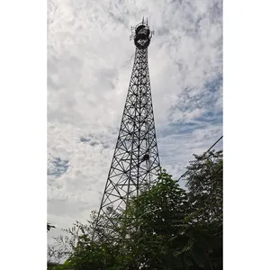 12m 30m 45m 4 Legged Angular Steel Self Supporting Gsm Cdma Lte Isp Antenna Telecom Bts Easily Installed Lattice Tower