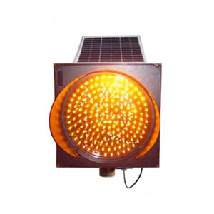 Luces Intermitentes amarillas solares de venta directa del fabricante/luces antiniebla de alta velocidad de intersección escolar con gráficos y texto personalizables - Product Image 5