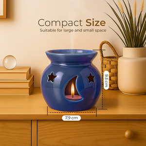 Wholesale Ceramic <b>Essential</b> Oil Diffuser Gift Set with Lavender Aroma Oil and Tealight Candles <b>Home</b> Fragrance Decor - Product Image 4
