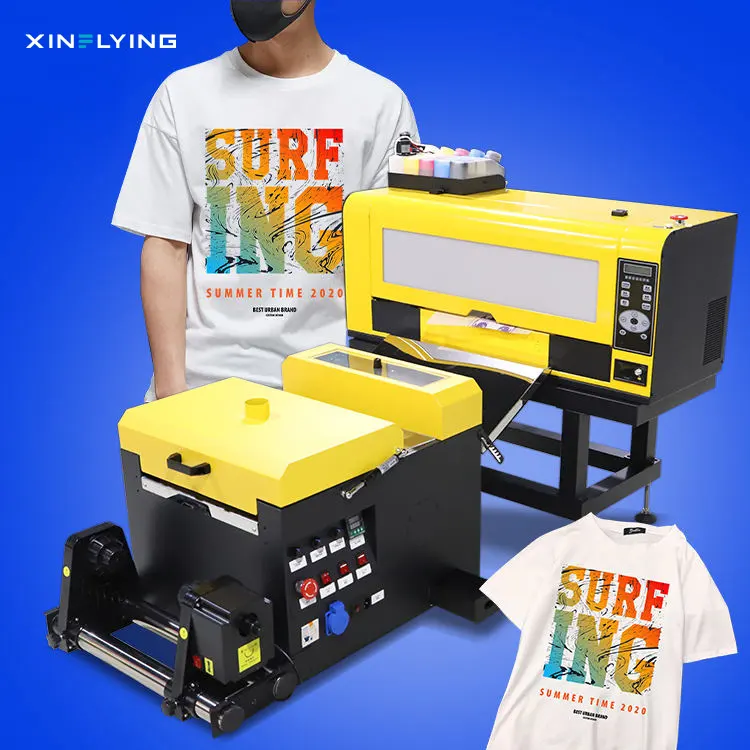 Xinfactory fabrika abd depo stok yüksek hızlı A3 12 inç 30cm Tshirt Xp600 Dtf yazıcı BASKI MAKİNESİ