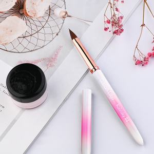 <span class=keywords><strong>2022</strong></span> nuevo Rosa degradado 100% Kolinsky cepillo de <span class=keywords><strong>uñas</strong></span> de tamaño 2 4 6 3D Diseño de Arte de <span class=keywords><strong>uñas</strong></span> cepillo Kolinsky flor - Product Image 5