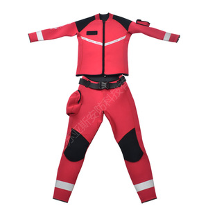 Traje de Neopreno Yasyan para Rescate Acuático, 3mm, Reflectante Rojo, para Bomberos y Buceo - Product Image 2