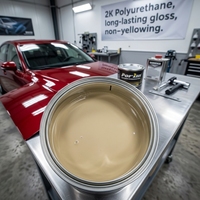 Mastic de carrosserie automobile 2K en polyester, à séchage rapide et facile à poncer, pour réparation automobile et retouche, vente en gros et en vrac