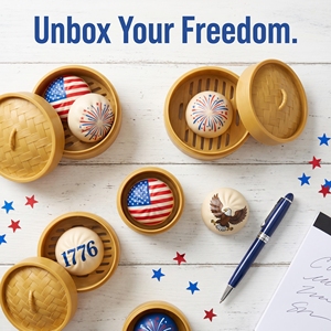 250th Anniversary of the United States New Cute Smile Face Dumpling <b>Squishy</b> EVA Stress Ball Toy for 5 to 7 Years Mystery Box - Product Image 3