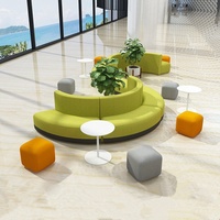 Ensemble de bureau créatif, simple et moderne, avec cadre en bois massif mobile, pour la réception des invités, les établissements de formation, les centres commerciaux