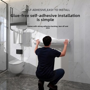 ملصقات بلاط PVC ثلاثية الأبعاد بتصميم Xuanmei LJLY الأكثر مبيعًا لتجديد وتغيير لون أرضيات وجدران المطبخ والحمام والمرحاض - Product Image 6