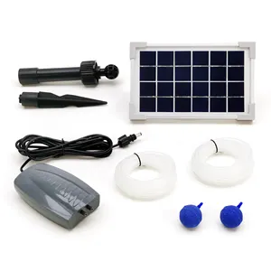 Bomba de ar solar/oxigênio para lagos, 8v, para água, jardim, aquário, tanque de peixes, bomba de ar solar, para lago