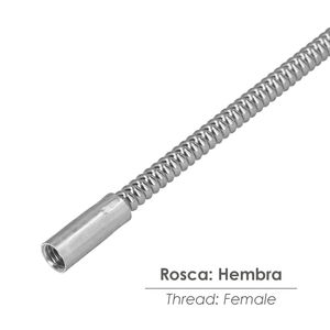 Manico flessibile rinforzato per spazzole M12, lunghezza 1 metro, impugnatura a T - Product Image 3