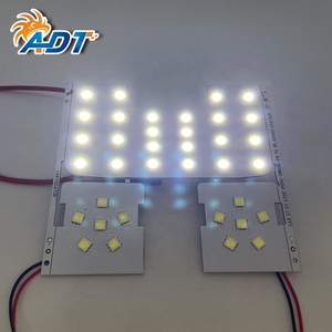 ADT 3 pièces, blanc, rouge, bleu, éclairage LED avant de voiture, éclairage intérieur dédié, éclairage de lecture au plafond pour K2 Rio Forte Verna Sedan - Product Image 6