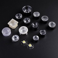 Réflecteurs optiques de conception moderne de 20 mm, lentille collimateur LED en PMMA pour caches d'éclairage intérieur