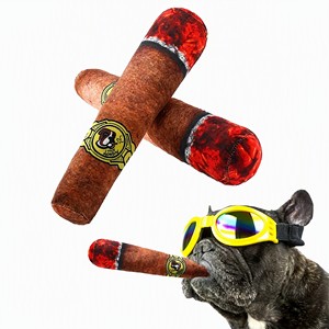 Juguete Masticable para <span class=keywords><strong>Perros</strong></span> Grandes en Forma de Cigarro, Resistente, con Sonido, para Limpiar los Dientes, Juguete Resistente para Interiores para <span class=keywords><strong>Perros</strong></span> Mordedores Agresivos - Product Image 1