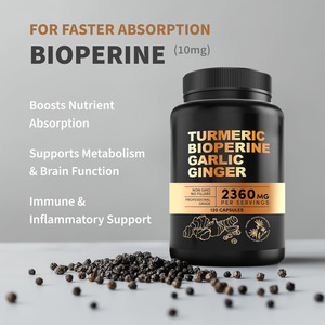 120 Capsules de Curcumine de Gingembre et Curcuma 2360mg avec Biopérine 95% Curcuminoïdes – Complément Herbal Biologique Végétalien pour Adultes - Product Image 3