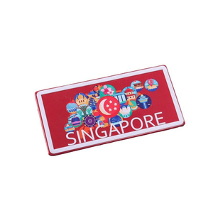 Magnete da frigo Souvenir Singapore dal Design personalizzato in metallo ecologico con stampa digitale-regalo promozionale - Product Image 3