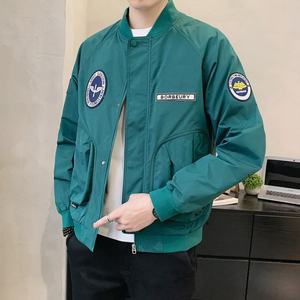 Blouson de baseball brodé, nouveau style printemps-automne, coupe ample, style américain, veste décontractée à lettres, à porter sur des vêtements vintage - Product Image 6