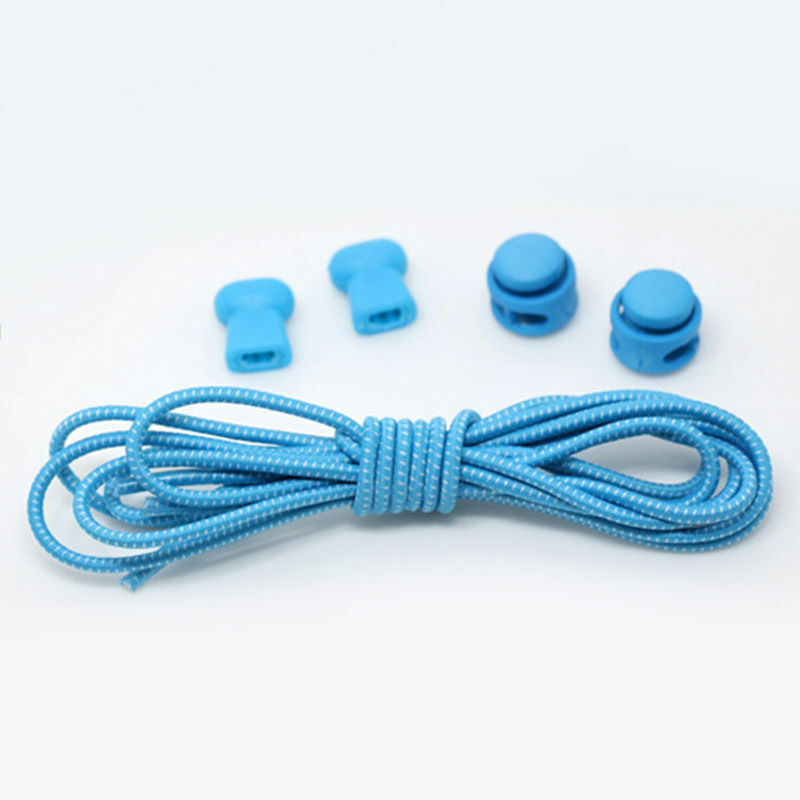 Custom Wholesale Lacet Elastique Lock Easy Lazy No Tie Shoe Laces Elastic No Tie Shoelaces