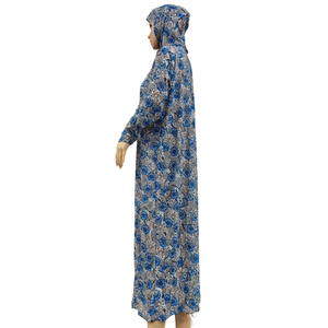 Vêtements de prière pour femmes musulmanes, robe Kaftan 1 pièce avec Hijab attaché, Islam à capuche, Abaya dubaï <span class=keywords><strong>Djellaba</strong></span> Pakistan Turban - Product Image 2