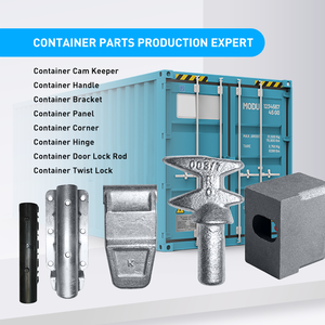 鉄骨部品システムコンテナドアロックハンドルバーロックシステム出荷用高セキュリティリアドアロックセット - Product Image 5