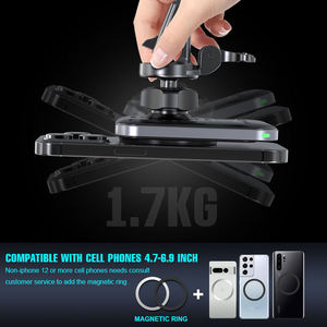 Nuevo <span class=keywords><strong>Cargador</strong></span> Inalámbrico Rápido para Auto 2026, Negro, 15W, USB Tipo-C, Magnético, Resistente al Fuego, PD - Product Image 4