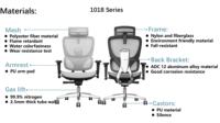 Chaise de bureau en maille ergonomique Chaise élévatrice confortable avec design contemporain pour l'environnement de travail Chaise d'ordinateur