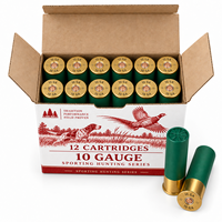 Boîte de munitions en carton personnalisée, emballage de cartouches 9 mm, logo imprimé, présentoir de vente au détail