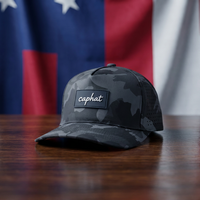 Casquette Hip Hop personnalisée à 5 panneaux, visière plate, respirante, perforée au laser, performance, snapback, camouflage, sport, pour homme et femme