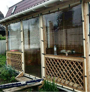 Pellicola morbida di plastica del PVC del rotolo dello strato del PVC molle trasparente di spessore su misura per la tenda della porta - Product Image 6