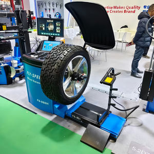 Machine d'équilibrage de pneu de voiture FS-988 + FS901 entièrement automatique Mesure de distance automatique - Product Image 4
