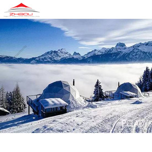 Luxury 3-Person <strong>Dome</strong> <strong>Tent</strong> for Resorts Quality PVC Cover Aluminum 5m Double GLamping <strong>Dome</strong> Factory Price for <strong>Parties</strong> Events 6m - Product Image 3