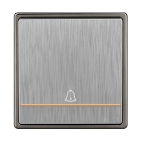 Interrupteur de lampe JUBEN, prise, néon, norme britannique, accessoires électriques, matériau PC, 10A max, gris, conçu pour la famille, tendance, 220V