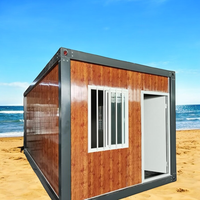 Maison cabine préfabriquée de luxe et facile à construire, préfabriquée, portable, 20 pieds, 40 pieds, maison conteneur isolée