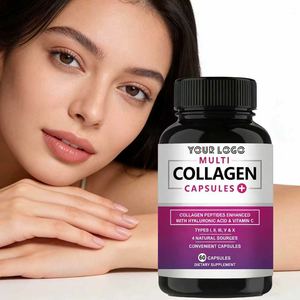 OEM Servis Güzellik Ürünü Kolajen Takviyesi Kolajen Kapsülleri Hyaluronik Asit ve <span class=keywords><strong>C</strong></span> Vitamini İçeren Aydınlatı<span class=keywords><strong>c</strong></span>ı Kolajen Kapsülleri - Product Image 1