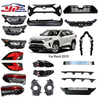 YOUPEI Pièces de carrosserie automobile de haute qualité Support de pare-chocs Grille LED Phare antibrouillard Feu arrière Garde-boue intérieur pour Toyota Rav4 2019