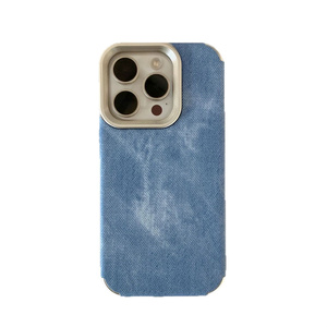 Coques de Téléphone Antichoc de <span class=keywords><strong>Luxe</strong></span> pour Hommes, Texture Tissu, Protection Arrière pour <span class=keywords><strong>iPhone</strong></span> 17, 16, 15 Plus, Pro Max, 14, <span class=keywords><strong>13</strong></span>, 12, 11 - Product Image 1