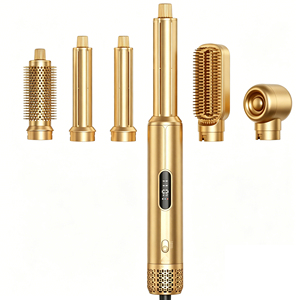 Brosse <span class=keywords><strong>à</strong></span> air chaud <span class=keywords><strong>professionnelle</strong></span> 5 en 1 1000W Multi-styler pour boucles, volume et lissage, sèche-cheveux avec logo personnalisé - Product Image 1