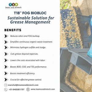 Equipo de cocina comercial Bloque microbiano continuo para gestión de olores en trampas de grasa - Product Image 1