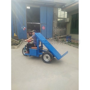 Small Flat Brick Three Wheeled Truck Construction Transport Climbing Ability Flatbed Type Brick <b>Puller</b> Hand Operated Du - Product Image 2