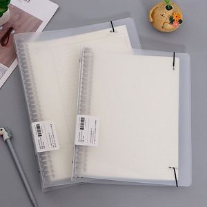 Promotional Spiral Binder Notebook Kid Transparent Journal Custom Loose <b>Leaf</b> Note Book for Office - Product Image 4
