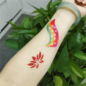 Cosméticos de belleza para niños <span class=keywords><strong>y</strong></span> niñas, diferentes direcciones, tablero de práctica, uso de esponja de maquillaje, plantilla de pintura facial - Product Image 5