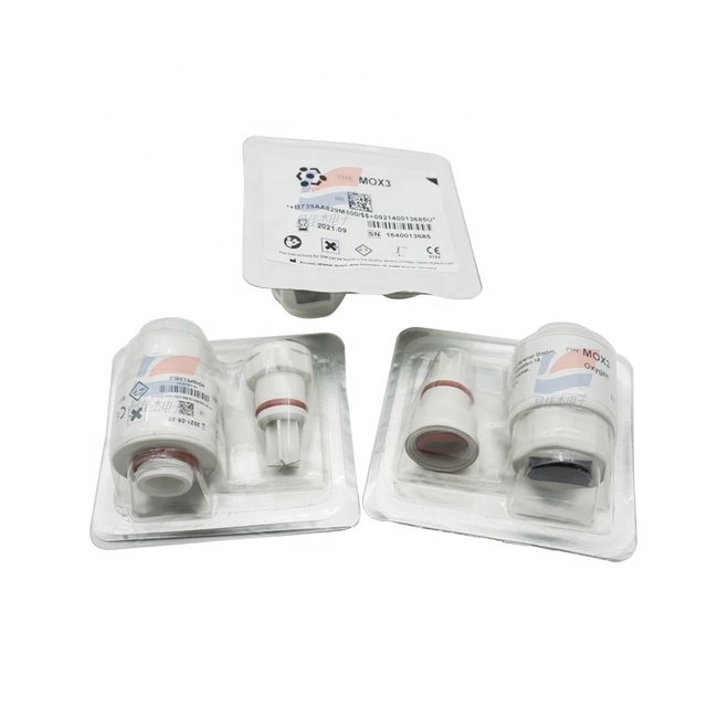 YJJ MOX-3 MOX3 Oxygen Sensor O2 Cell for Ventilator Anesthesia Machine Critical-Care Monitoring