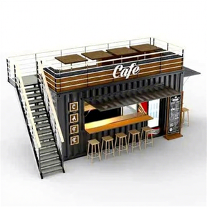 Contenedor Bar en la Azotea 2025, Contenedor Bar Cafetería, Bar y Restaurante Moderno en Contenedor Vila Cruzeiro - Product Image 1