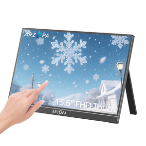 Arzopa A1T vente chaude UHD HDR Ultra mince jeu Portable 15.6 moniteur à écran tactile avec USB Type C pour téléphone intelligent - Product Image 1
